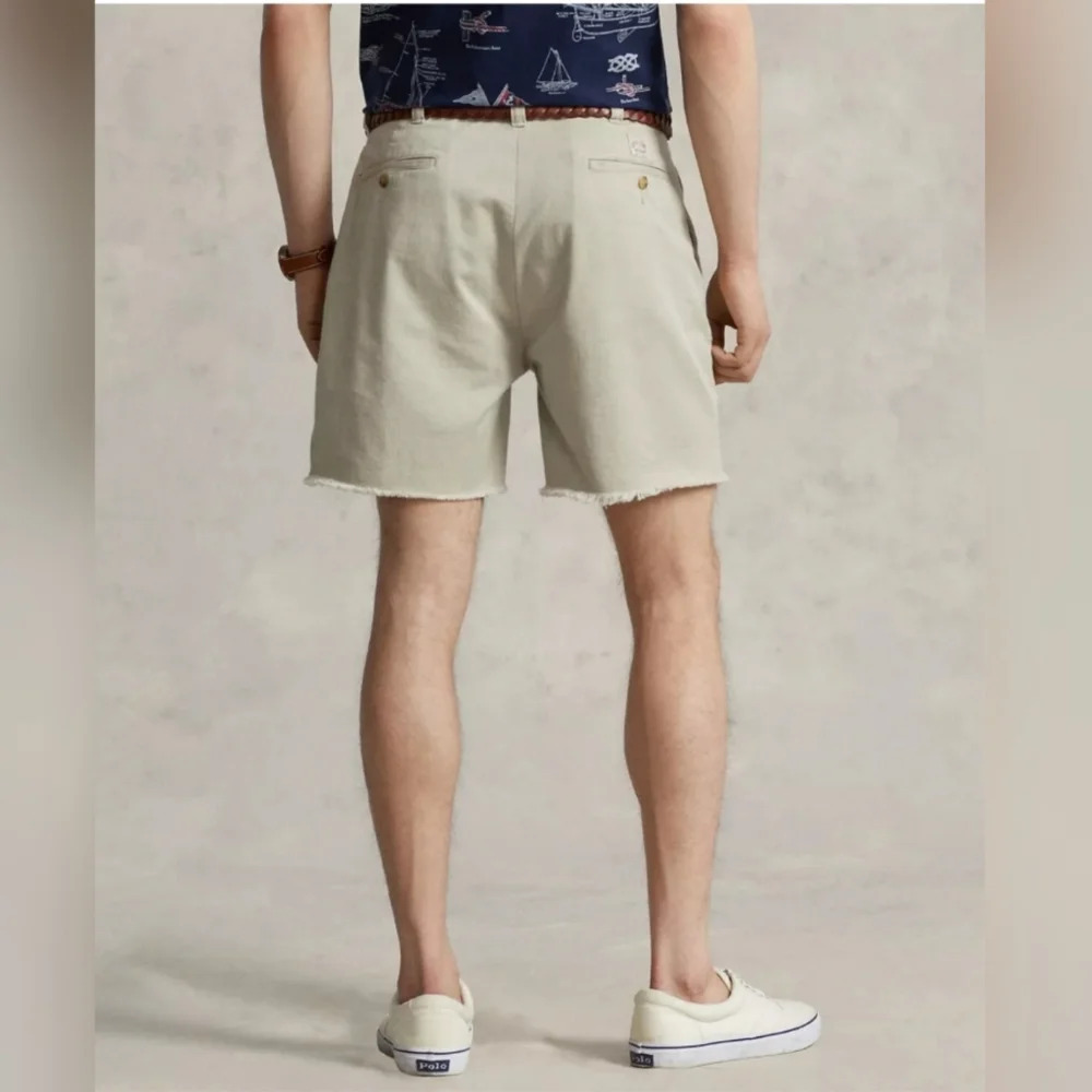 Polo Ralph Lauren Men's Khaki 6-Inch Burroughs Relaxed Fit Chino Shorts Size 38 - Picture 3 of 15
